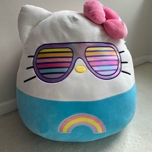 OFFICAL HELLO KITTY x SQUISHMALLOW COSTCO SQUISHMALLOW, RAINBOW HELLOW KITTY